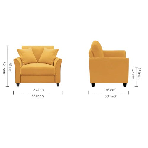 Freya Comfort 1 Seater Sofa