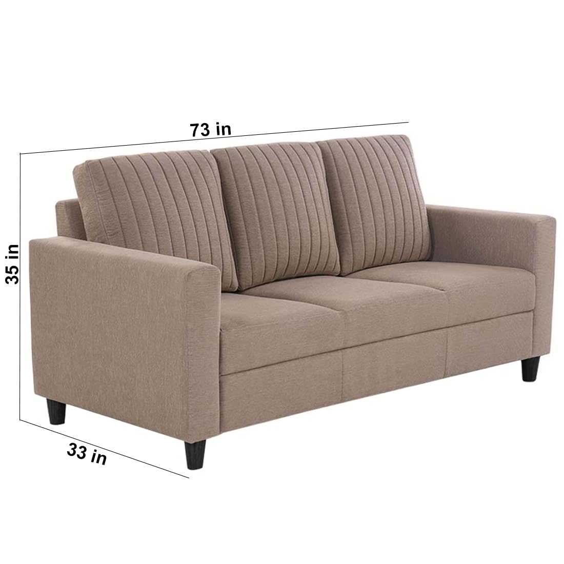 Flora 3 seater Sofa