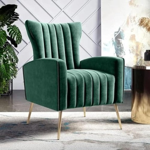 Stafford Velvet Accent Chair