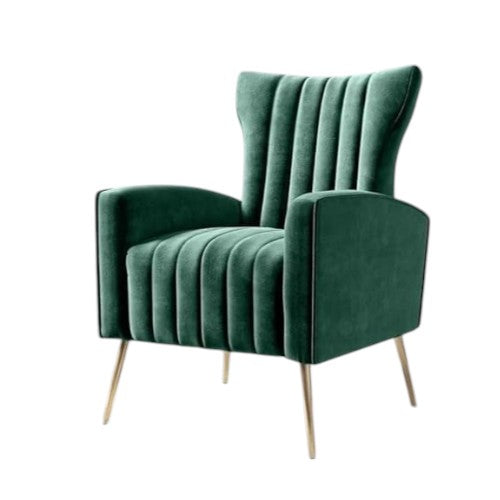 Stafford Velvet Accent Chair
