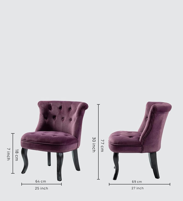 Selma Velvet Accent Chair