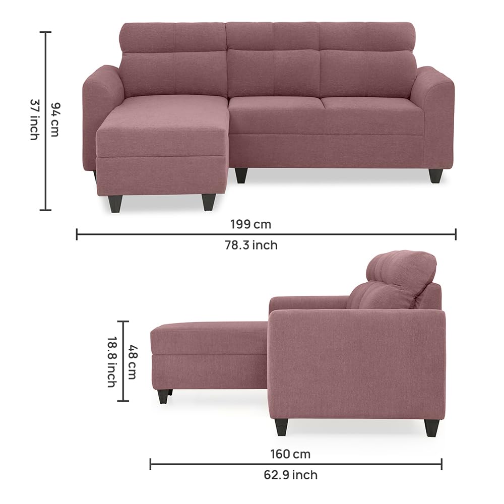 Zyra L shape Sofa
