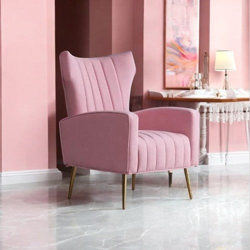 Stafford Velvet Accent Chair