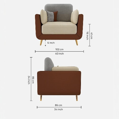 Ornella 1 Seater Sofa