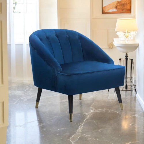 Zita Velvet Accent Chair