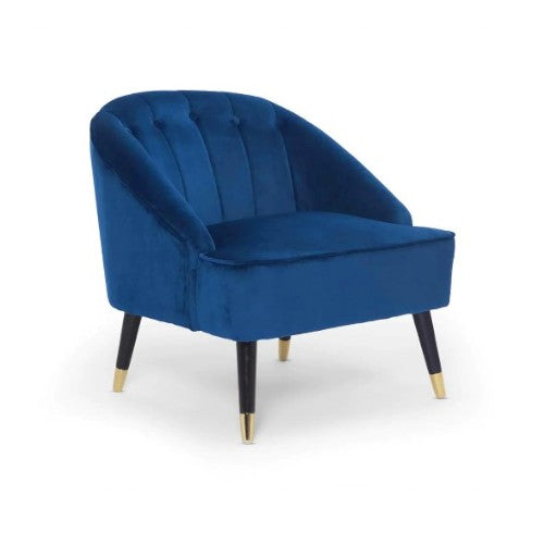 Zita Velvet Accent Chair
