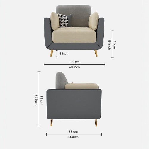 Ornella 1 Seater Sofa