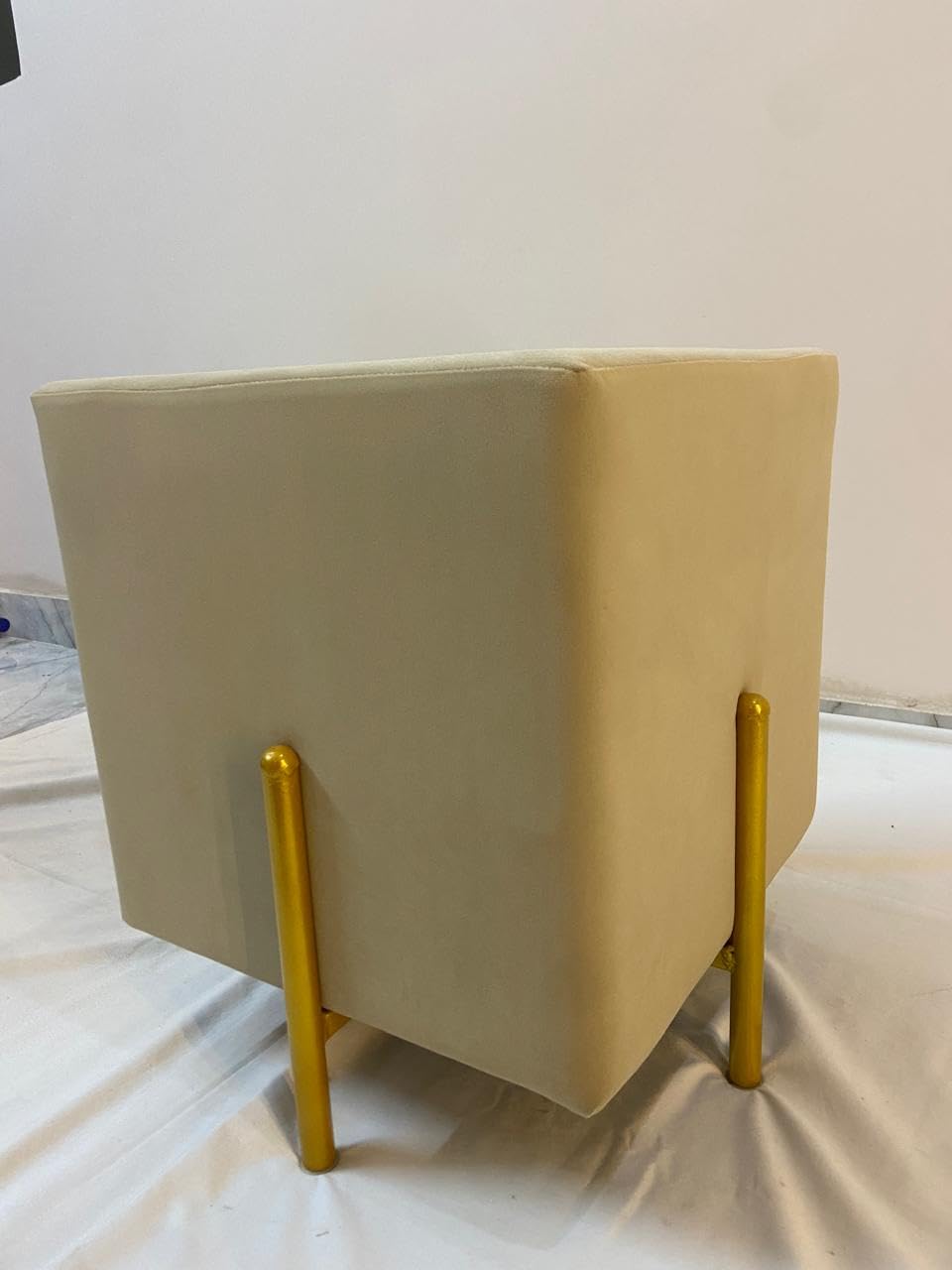 Zachary Modern Fabric Ottoman