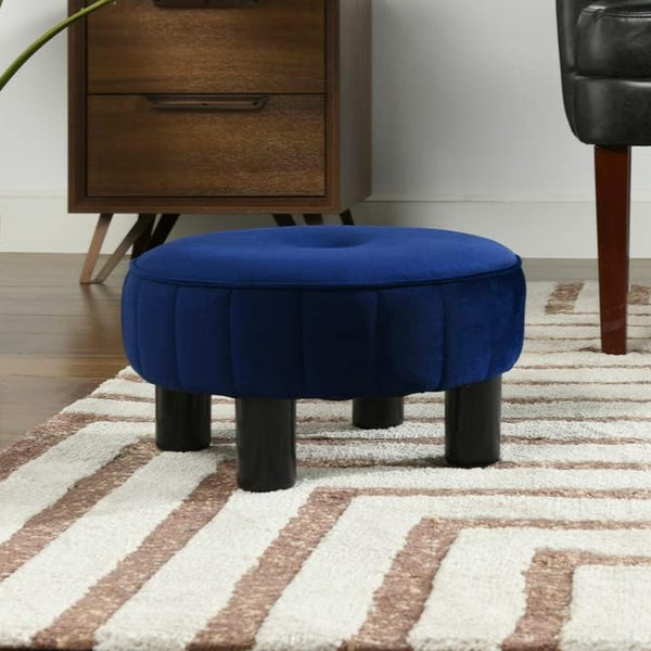 Jessica Velvet Ottoman Stool