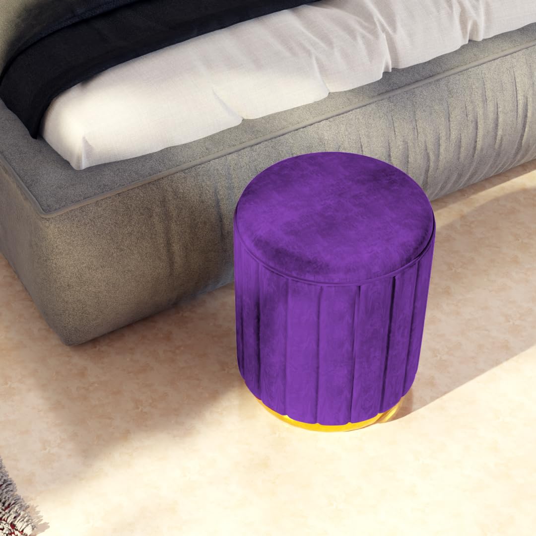 Stella Comfy Velvet Ottoman