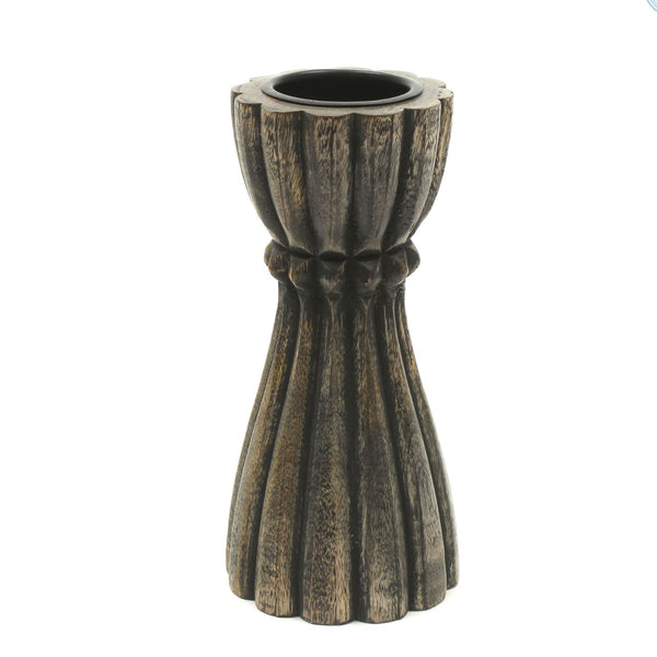 Blanca Candle Holders (Charcoal Black)