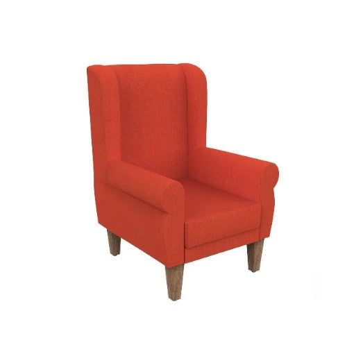 Caterina Wingback Chair with Armrests
