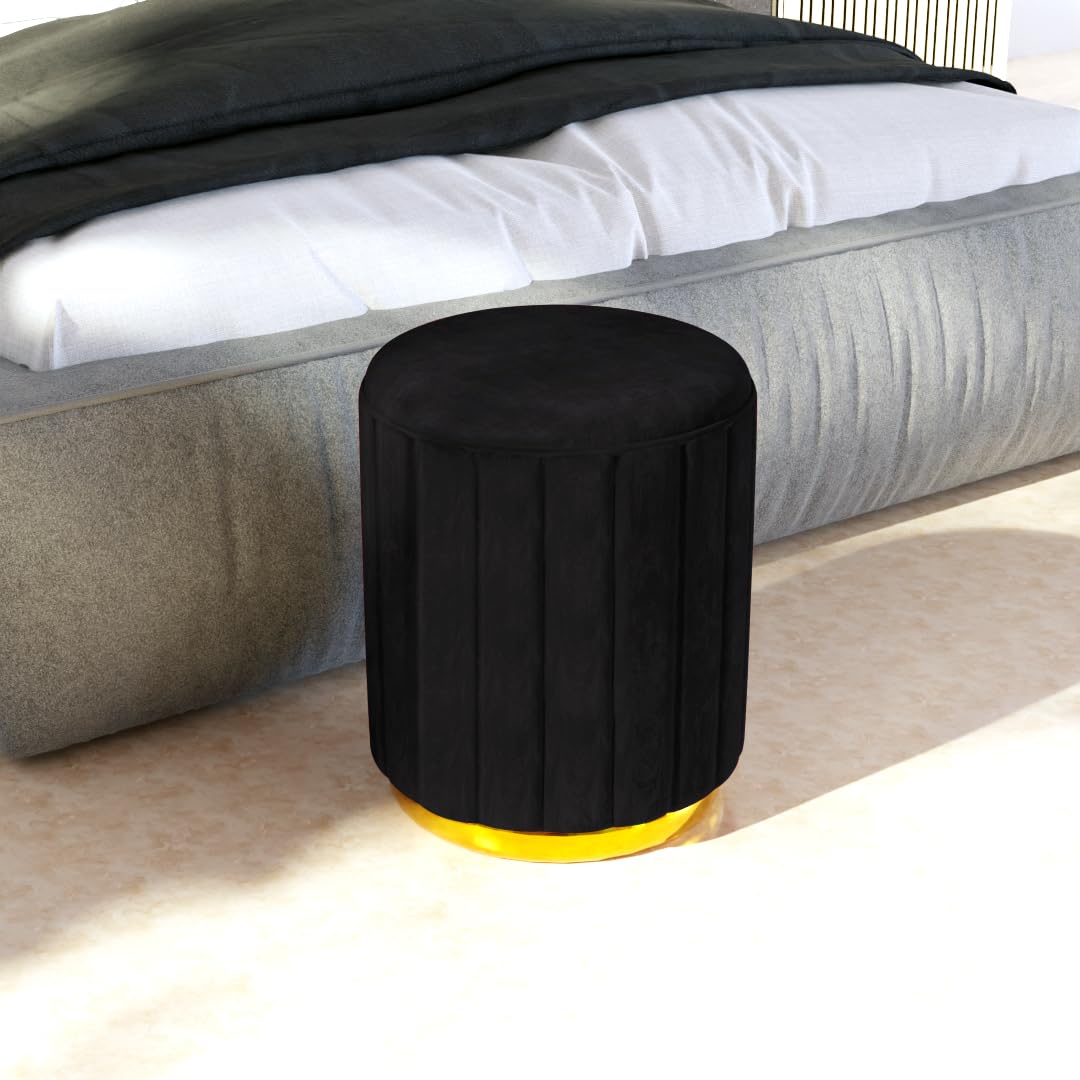 Stella Comfy Velvet Ottoman