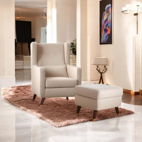 Chiara Lounge Chair with Footrest