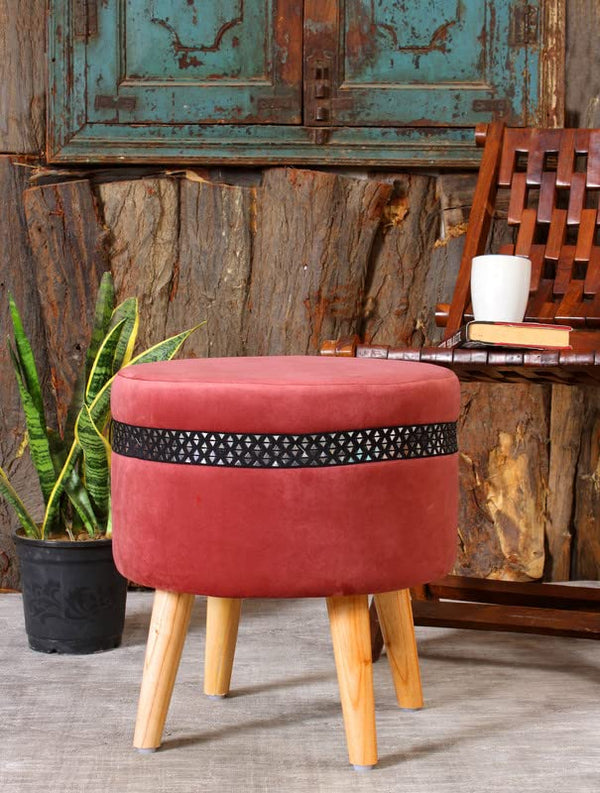 Kerstin Plush Ottoman