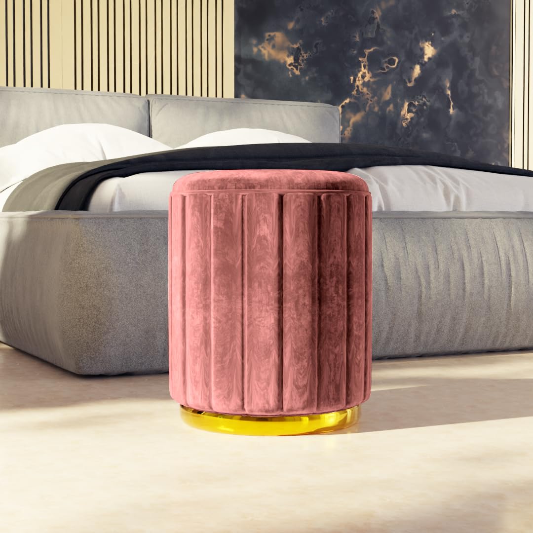 Stella Comfy Velvet Ottoman