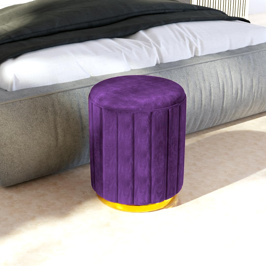 Stella Comfy Velvet Ottoman