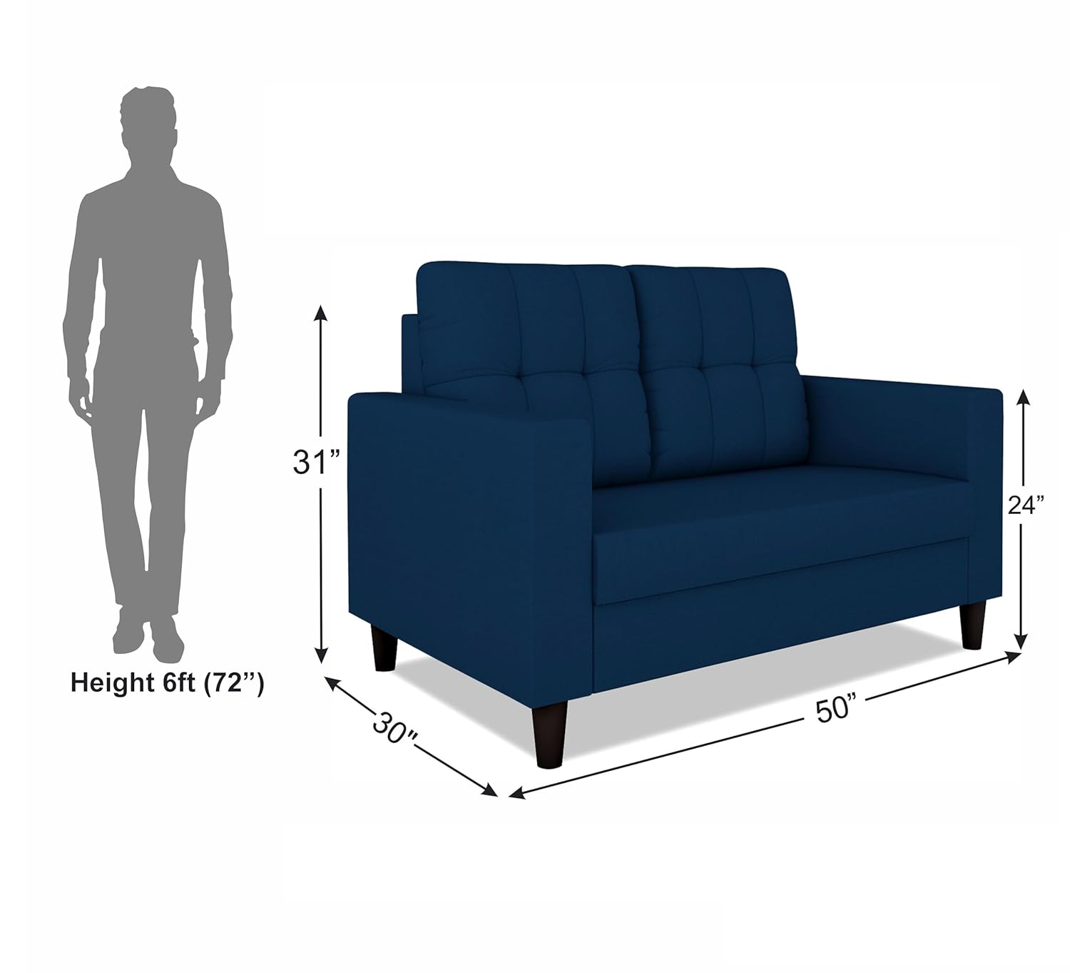 Ophelia 2 Seater Sofa