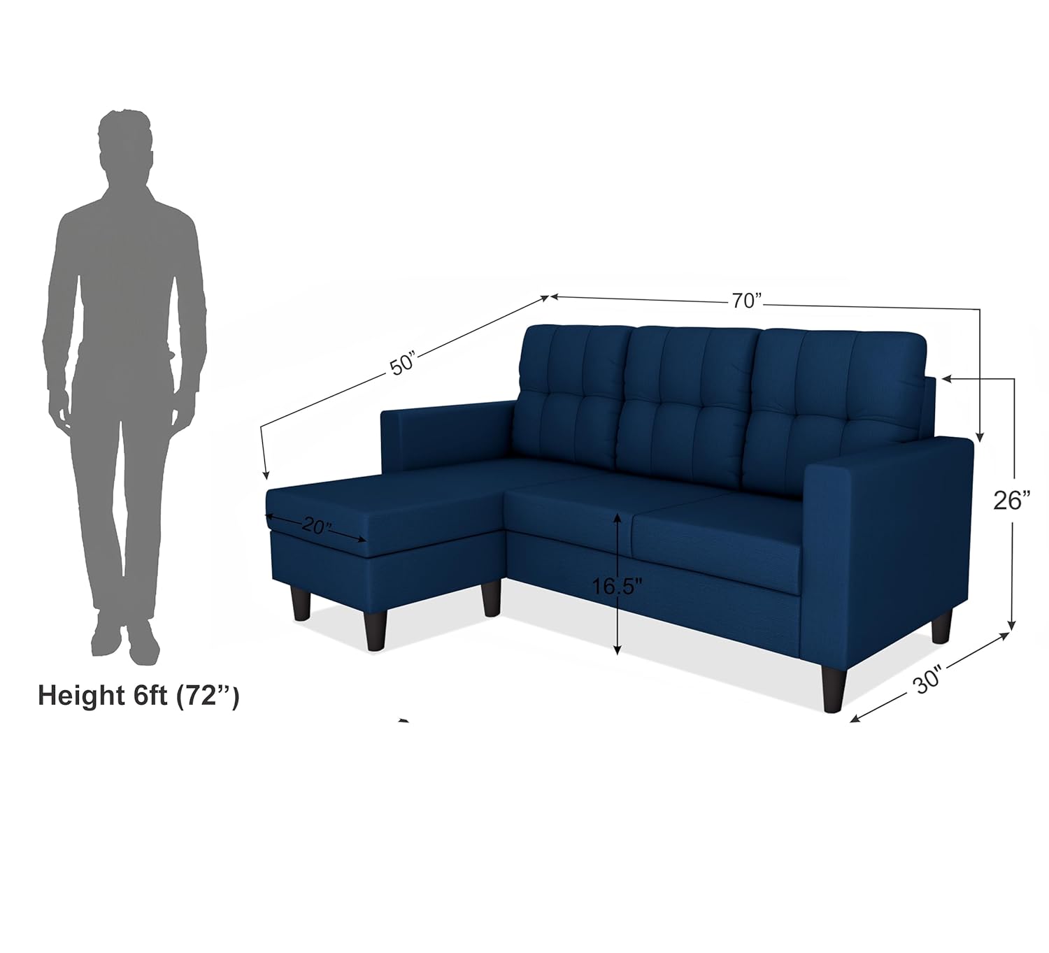 Arliana L-Shape Sofa