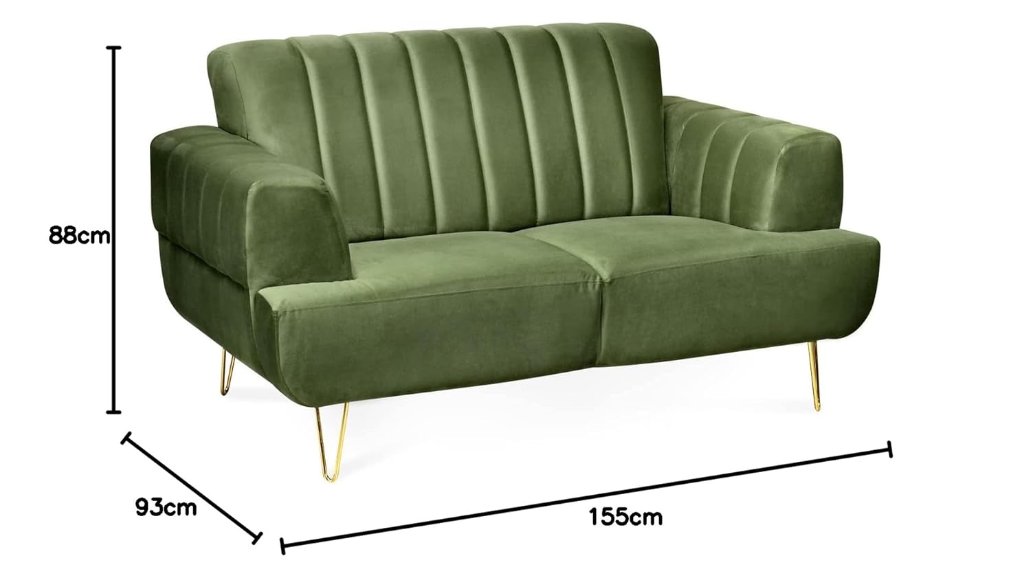Caspian 2 Seater Sofa