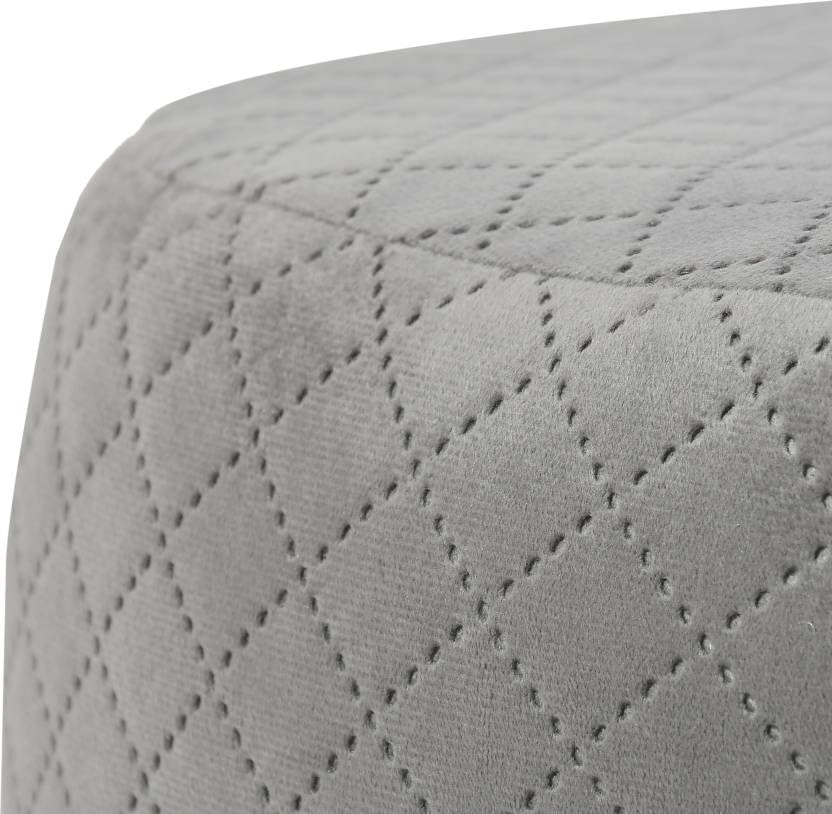Ryan Plush Round Ottoman