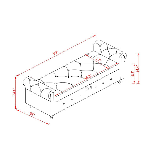 Eliana Ottoman Benche