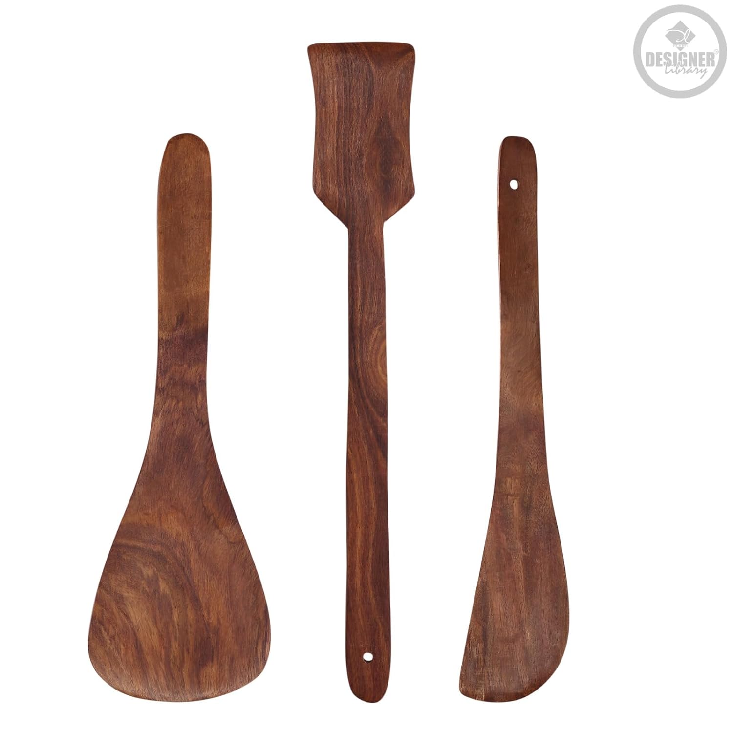Monica Sheesham Wood Spoon Set