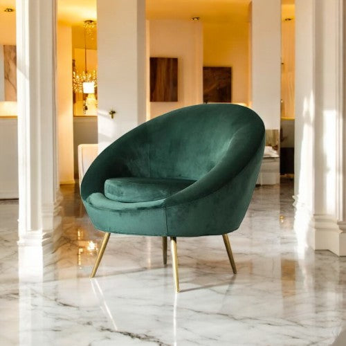 Canyon Comfort Velvet Arm Chair