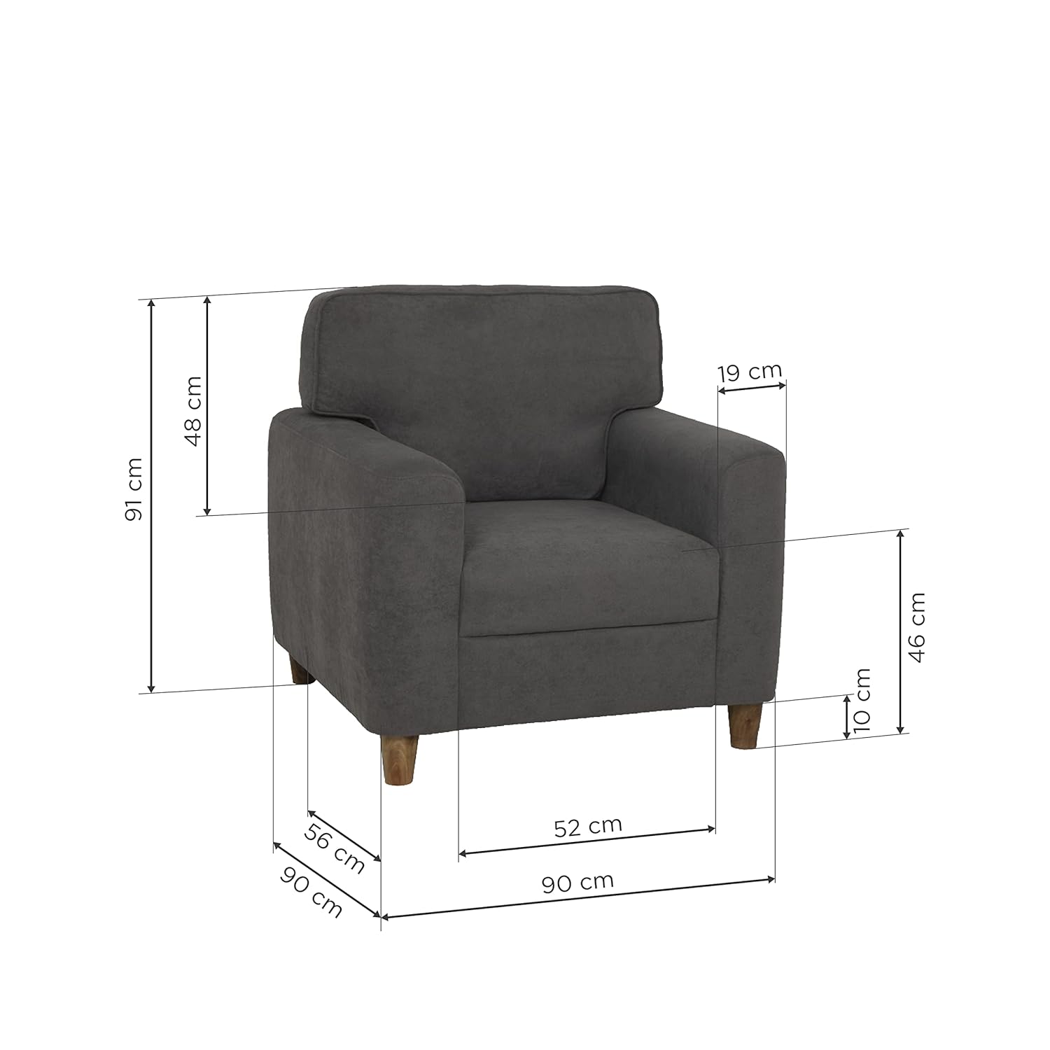 Cora 1 Seater Sofa