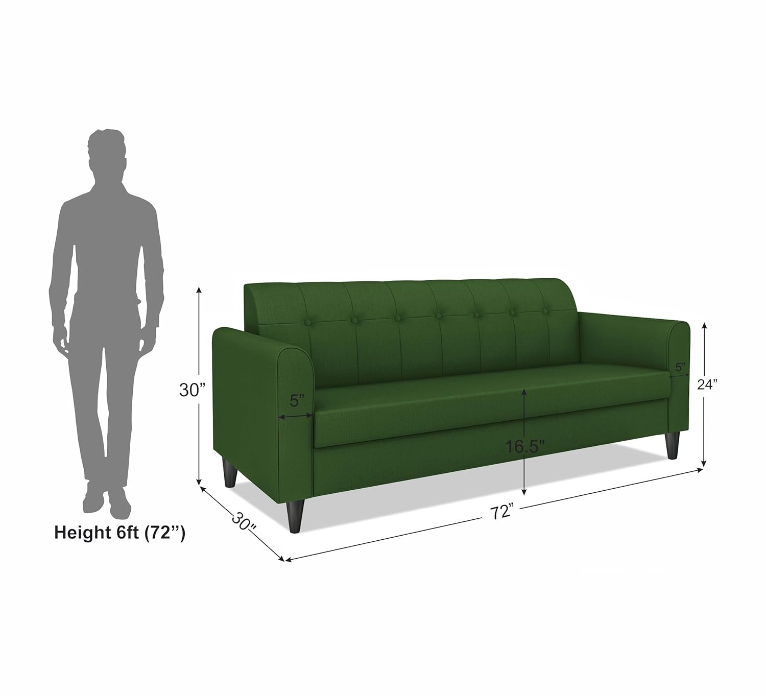 Dolphine 3 Seater Sofa