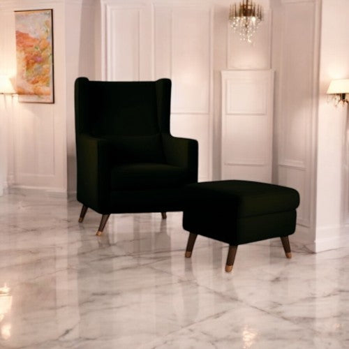 Chiara Lounge Chair with Footrest