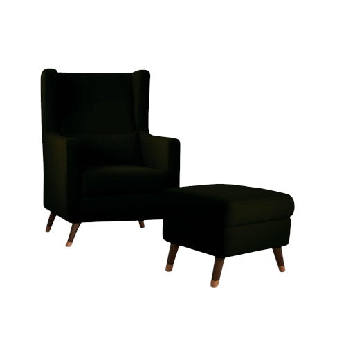 Chiara Lounge Chair with Footrest