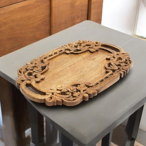 Adirondack Decorative & Serving Wooden Tray