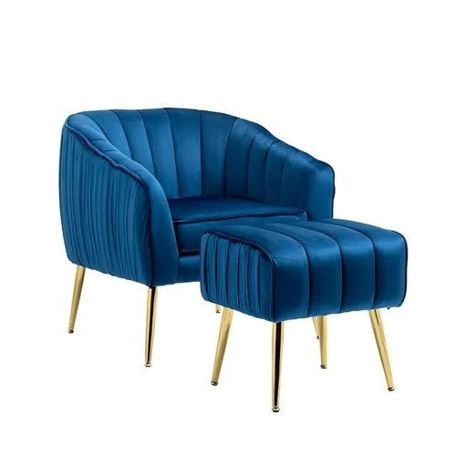 Stafford Accent Chair with Metal Legs