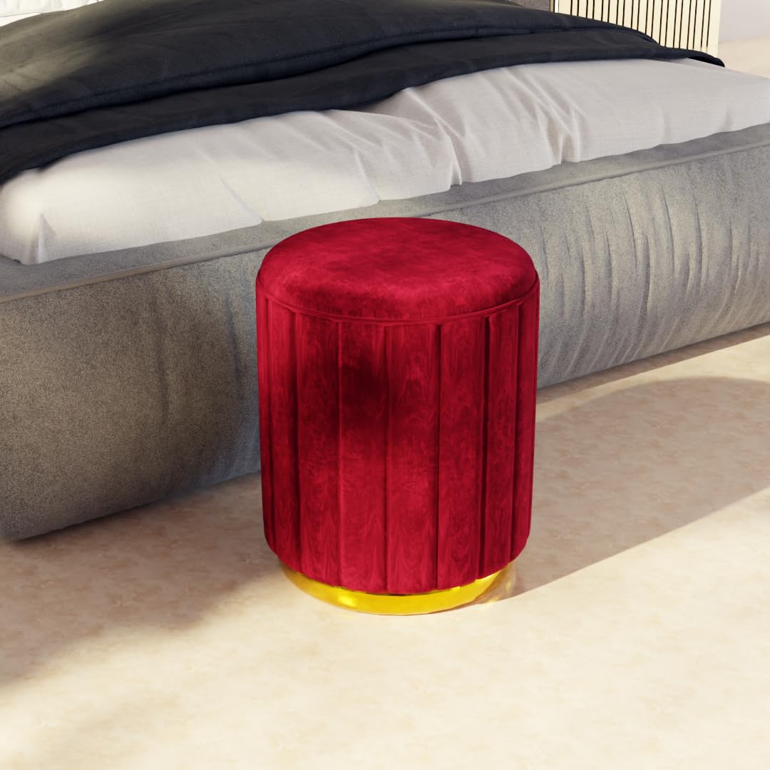 Stella Comfy Velvet Ottoman