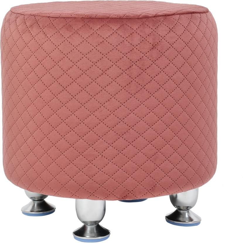 Ryan Plush Round Ottoman