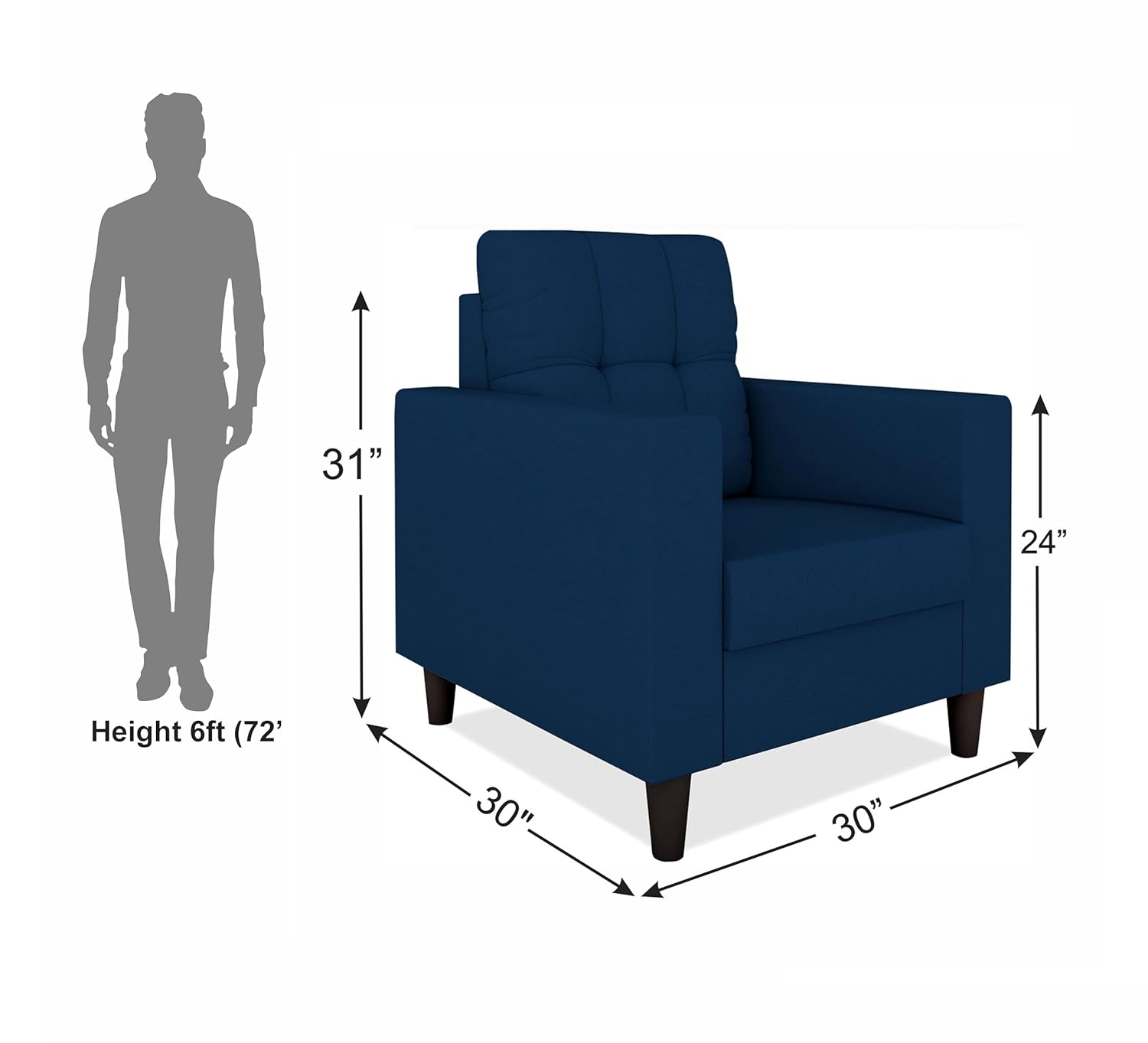 Seraphine 1 Seater Sofa