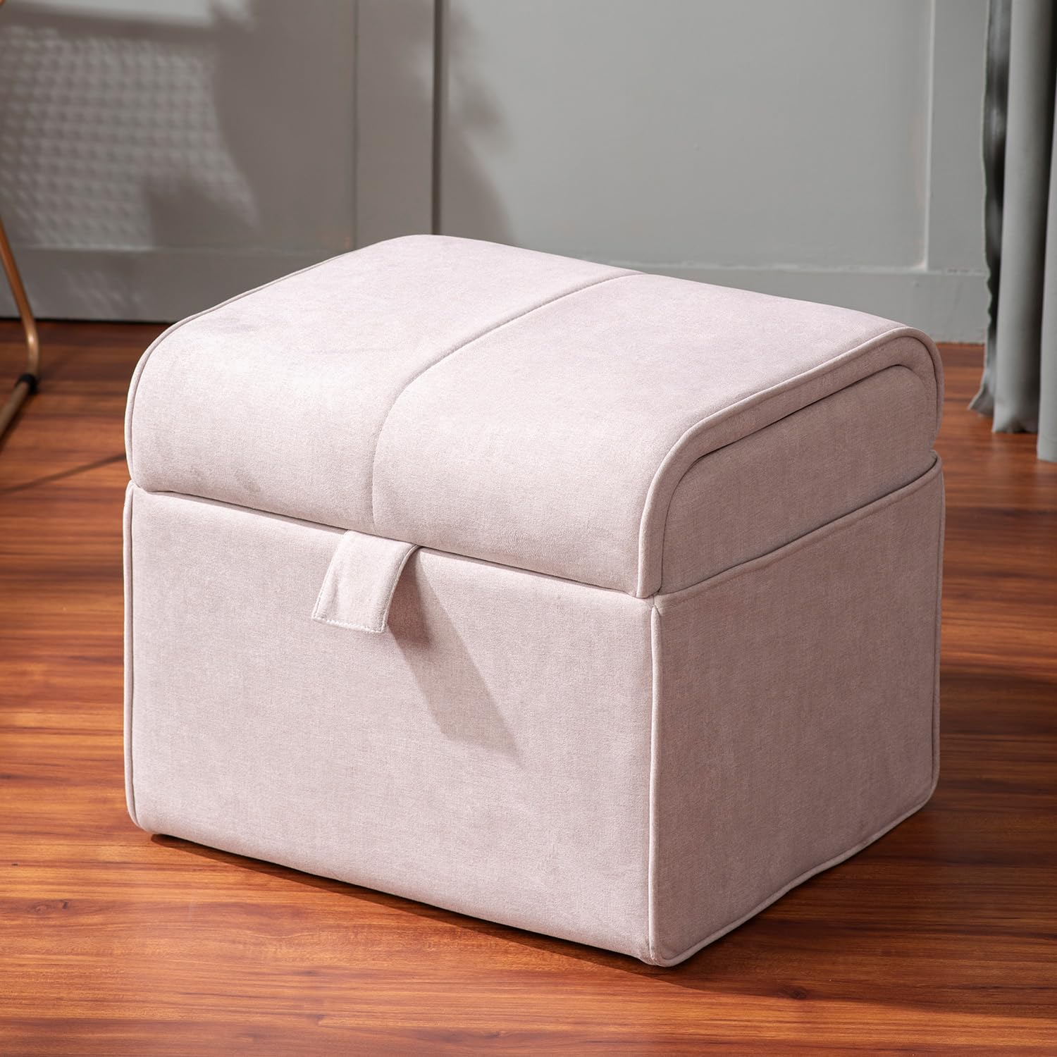 Hazel Versatile Velvet Ottoman