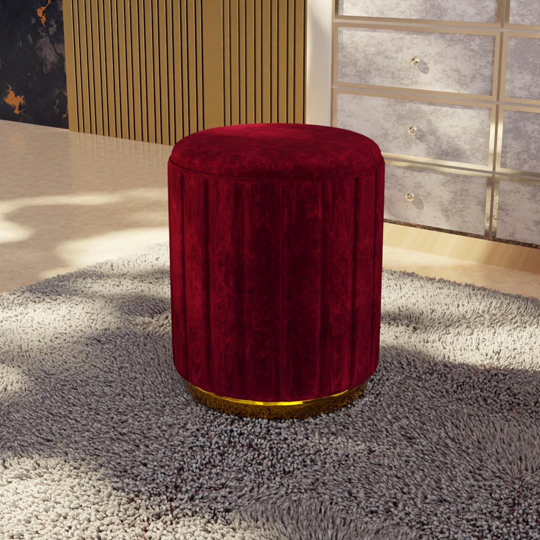 Stella Comfy Velvet Ottoman