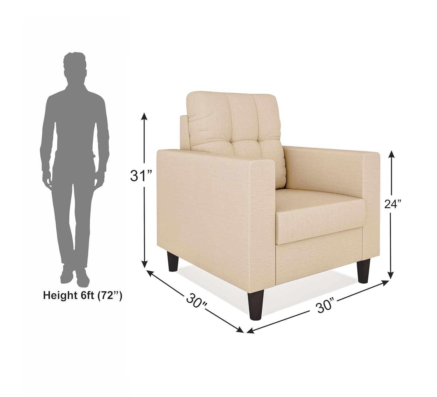 Seraphine 1 Seater Sofa