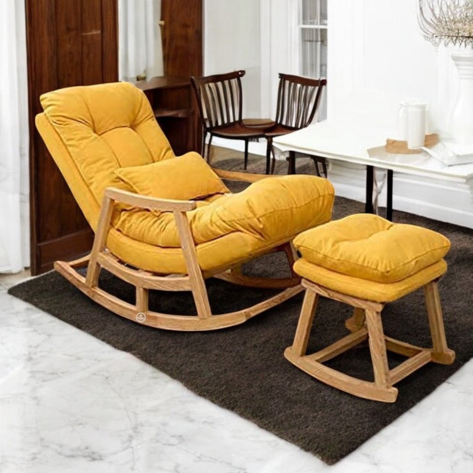 Aiden Wooden Rocking Chair