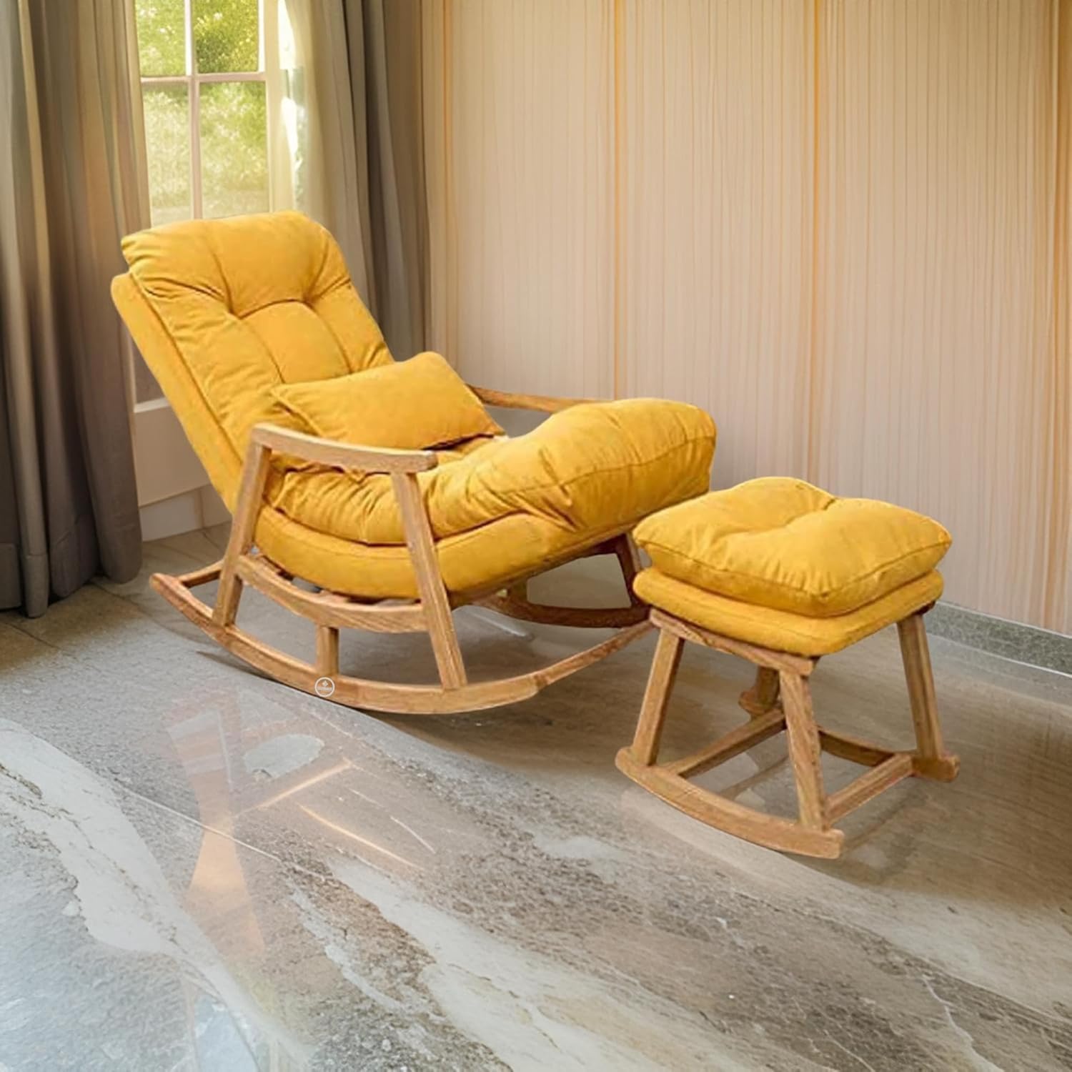 Aiden Wooden Rocking Chair