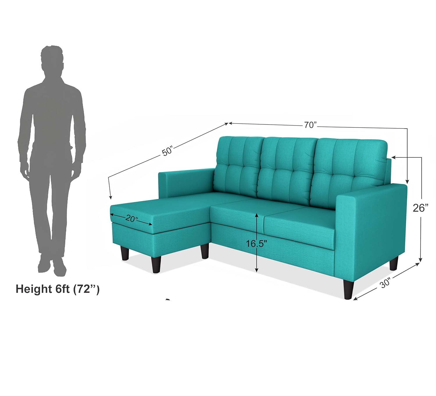 Arliana L-Shape Sofa