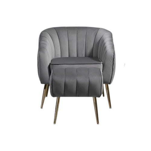 Stafford Accent Chair with Metal Legs