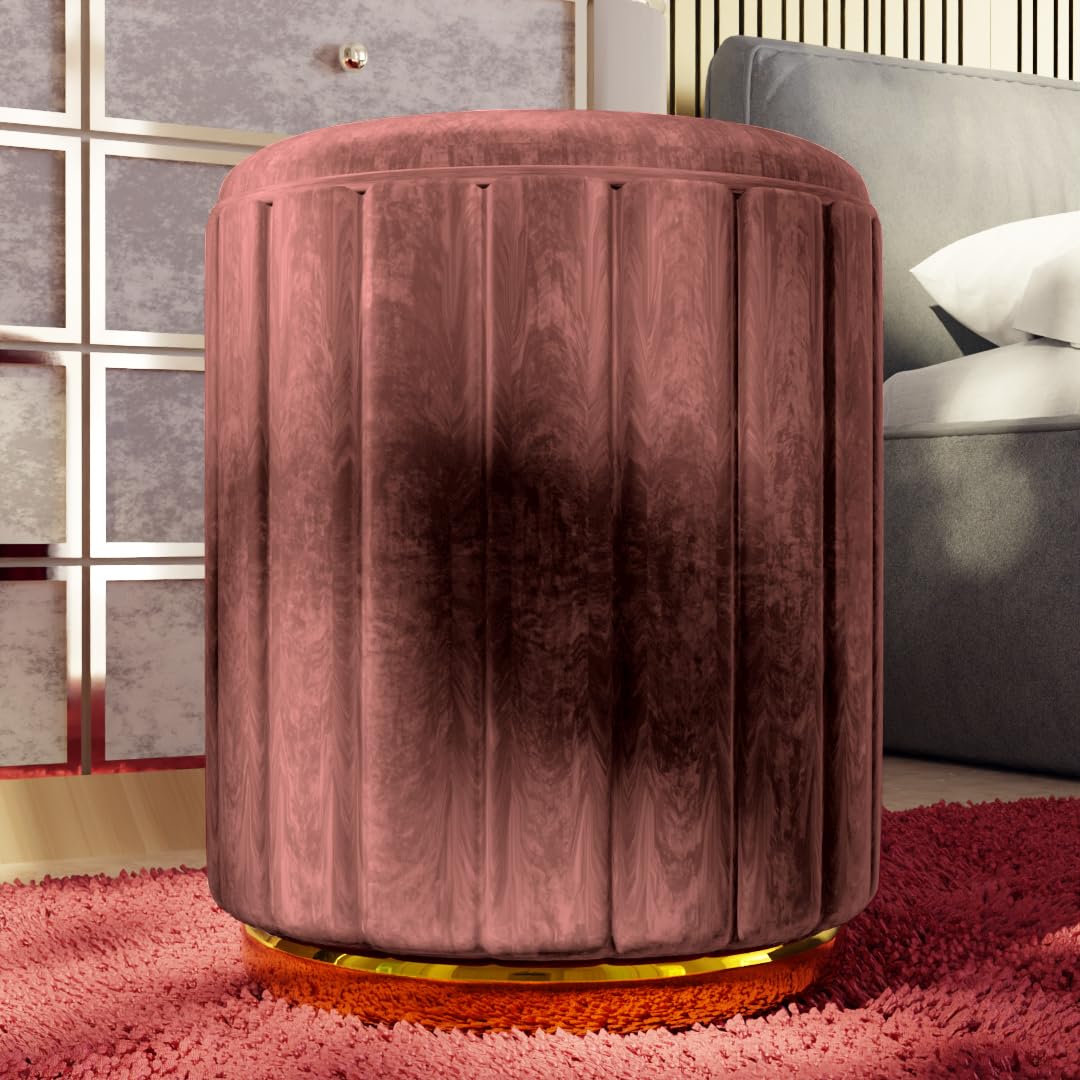 Stella Comfy Velvet Ottoman