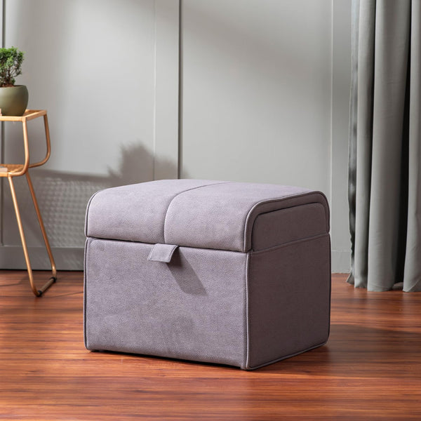 Hazel Versatile Velvet Ottoman