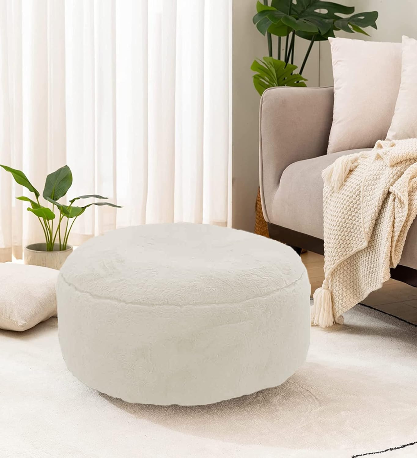 Tyler Comfy Round Ottoman