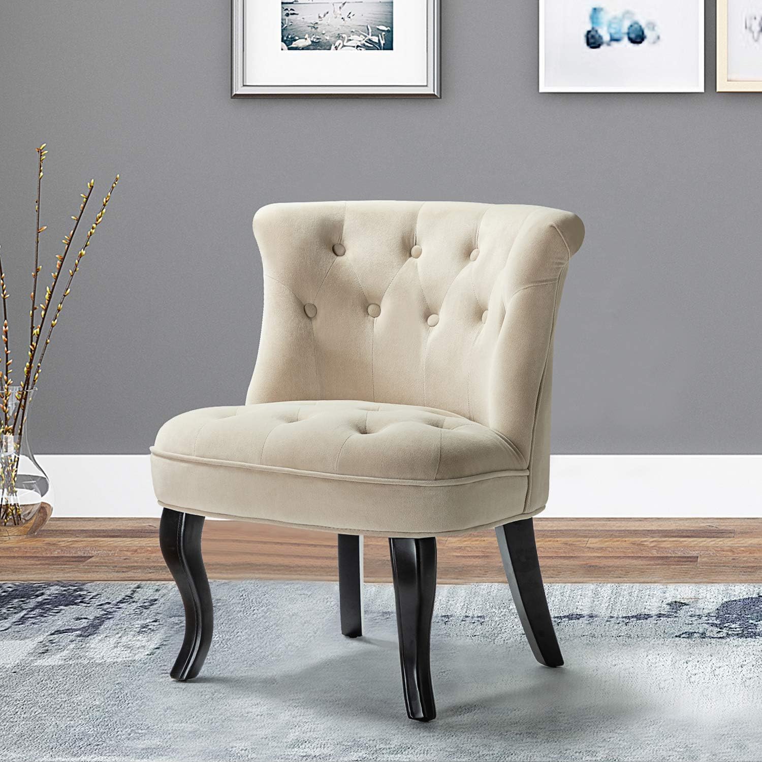 Selma Velvet Accent Chair