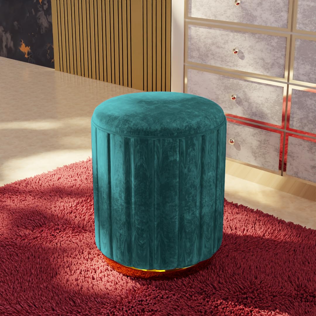 Stella Comfy Velvet Ottoman