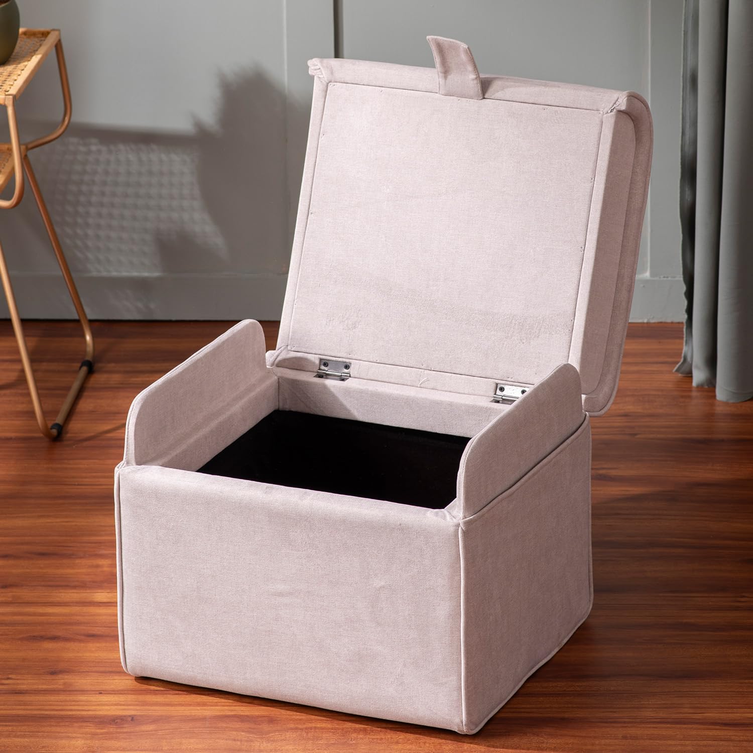Hazel Versatile Velvet Ottoman